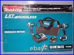 Makita XT269M 18V LXT Brushless Drill/Driver Combo Kit- NEW AND SEALED