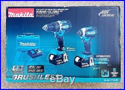 Makita XT269M 18 Volt Li-Ion 2 Piece Cordless Drill & Impact Driver Kit 4.0 Ah