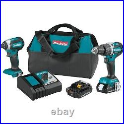 Makita XT269R 18V 2.0 Ah Compact LXT Lithium-Ion BL Brushless 2-Piece Combo Kit