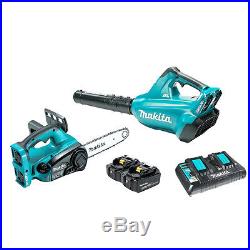 Makita XT274PT 18-Volt X2 (36V) LXT Lithium-Ion Blower and Chain Saw Combo Kit