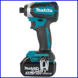 Makita XT279S 18-Volt LXT 3.0Ah 2-Tool Drill Driver and Impact Driver Combo Kit