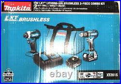 Makita XT281S 18V LXT Lithium-Ion Brushless Cordless Drill 2 Tools with Battery