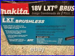 Makita XT287SM1 18V LXT Brushless Combo Kit Blower XBU03 Trimmer XRU23 New