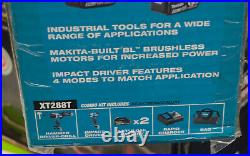 Makita XT288T 18V Cordless Brushless Hammer Drill & Impact Driver Combo Tool Kit