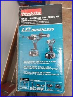 Makita XT288T 18V LXT Lithium-Ion Brushless Cordless 2-Pc. Combo Kit (5.0Ah) NEW