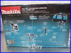 Makita XT439PMB 18V X2 LXT Lithium-Ion Cordless 4-Pc. Combo Kit (4.0Ah)