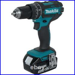 Makita XT505 18V LXT Lithium-Ion Cordless 5 Tool Combo Kit with Two 3 Ah Batteries