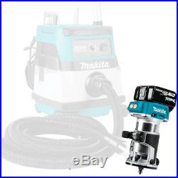 Makita XTR01T7 18-Volt 1/4-Inch 5.0Ah Cordless Brushless Compact Router Kit