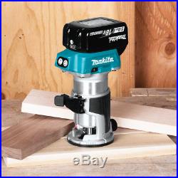 Makita XTR01T7 18-Volt 1/4-Inch 5.0Ah Cordless Brushless Compact Router Kit