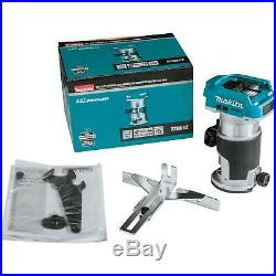 Makita XTR01Z 18V LXT LithiumIon Brushless Cordless Compact Router, Tool Only
