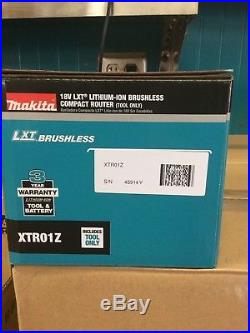 Makita XTR01Z 18V LXT Lithium-Ion Brushless Cordless Compact Router