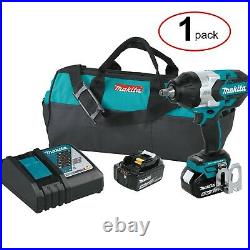 Makita XWT08T 18V High Torque Square Impact Wrench Kit (Certified Refurbished)