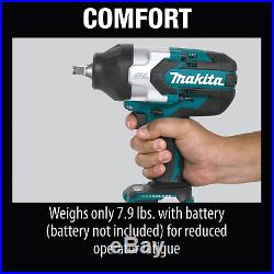 Makita XWT08Z LXT 18v Brushless High Torque Square 1/2 Drive Impact wrench new