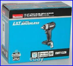 Makita XWT13ZB 18V LXT Li-Ion 1/2 in. Square Impact Wrench (Tool Only) New