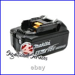 Makita XWT15Z 18V Brushless Cordless 4 Speed 1/2 Impact Wrench 5.0 Ah Battery