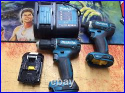 Makita Xfd10 Xdt11 Two Drills & Battery Charger & Soft Bag Bundle