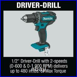Makita drill-driver impact driver circular saw recipro saw vacuum light cordless