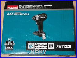 NEW 18V LXT Sub-Compact Brushless 3/8 Drive Impact Wrench XWT12ZB (Tool Only)