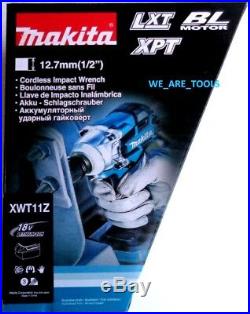 NEW IN BOX Makita 18V XWT11Z Brushless Cordless 1/2 Impact Wrench 3 Speed