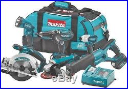 New Makita Lxt601 18 Volt 6 Pc Cordless Lxt Combo Drill Tool Kit & Bag Sale