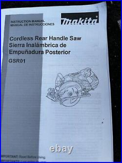 NEW Makita 40V Max XGT Cordless Rear Handle 7-1/4 Circular Saw Kit GSR01 NO BOX