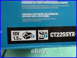 NEW Makita CT225SYX 18V LXT Lithium-Ion Compact Combo Kit