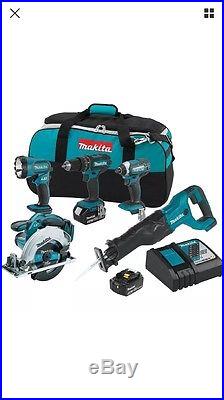 New 18V LXT Lithium-Ion Variable 2-Speed Cordless Driver-Drill Combo Kit 5 Piece