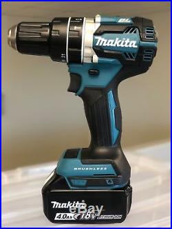 New Makita 1/2 Brushless Cordless Hammer Drill XPH12Z 18V LXT + (1) 4.0AH Batt