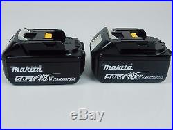 New Makita 2 Pack of Batteries 18-Volt LXT Lithium-Ion 5.0Ah Battery Gauge 18V