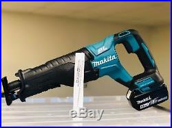 New Makita Brushless 18V XRJ05 Cordless Reciprocating Saw With (1) 4.0AH Battery