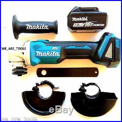 New Makita XAG04 18V Brushless Angle Grinder, 1 BL1830 Battery 4 1/2 5 18 Volt