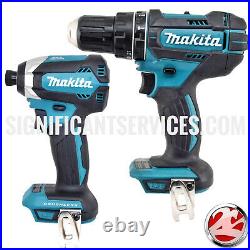New Makita XDT13Z 18V LXT Brushless 1/4 Impact XPH10Z 1/2 Hammer Drill Driver