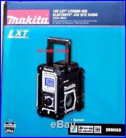 New Makita XRM06B Bluetooth Radio LXT Jobsite Cordless Battery Power A/C 18 Volt