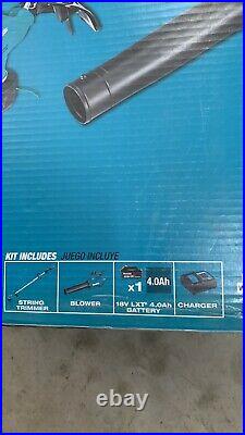 New makita combo kit 18v brushless blower & Trimmer with4.0 Ah Battery & Charger