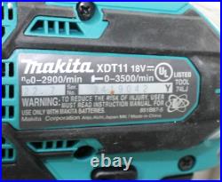 (RI3) Makita 18V LXT 1/2 Drill Driver & 1/4 Impact Driver Kit With Tool Bag