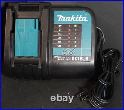 (RI4) Makita XFD11 18V 1/2 Compact Drill & XDT15 1/4 Impact Driver With Battery